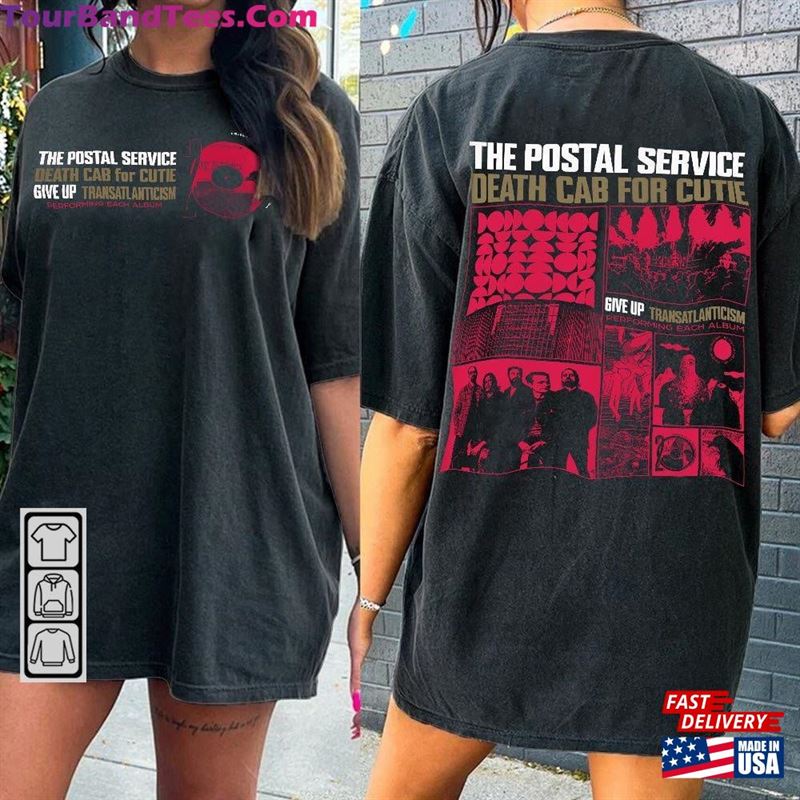 The Postal Service Death Cab For Cutie Tour Shirt Sides 20Th Anniversary Concert Tickets Sweatshirt Unisex 29Uf131929 – Utopia Fashion