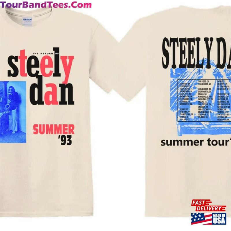 The Returned Of Steely Dan Summer Tour’93 T-Shirt 90S Shirt Unisex 29Uf119297 – Utopia Fashion