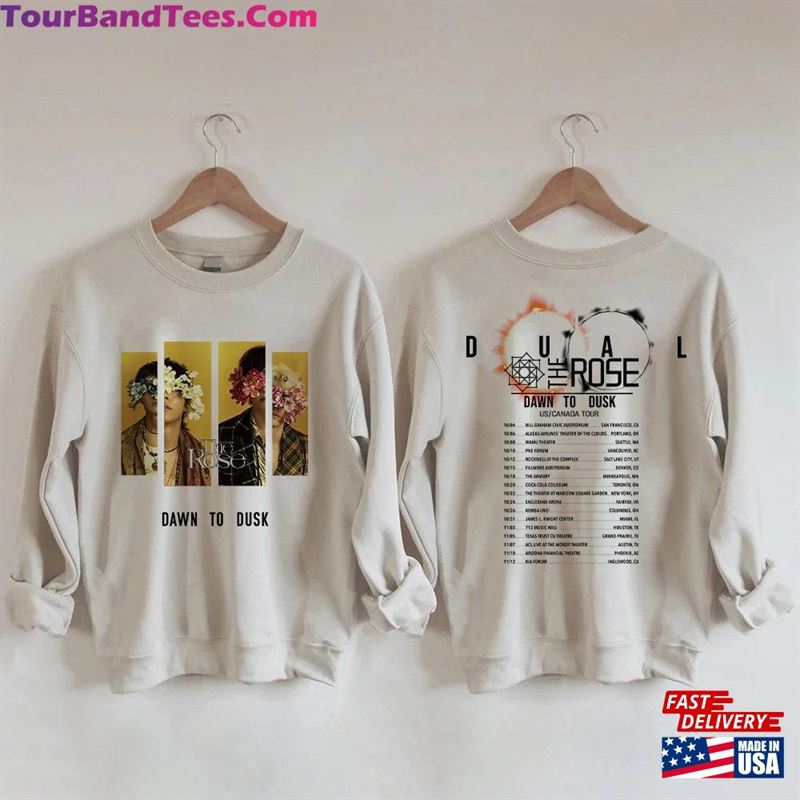 The Rose Dawn To Dusk Us And Canada Tour Shirt Kpop Dual Rock Album Tee Hoodie Unisex 29Uf123414 – Utopia Fashion