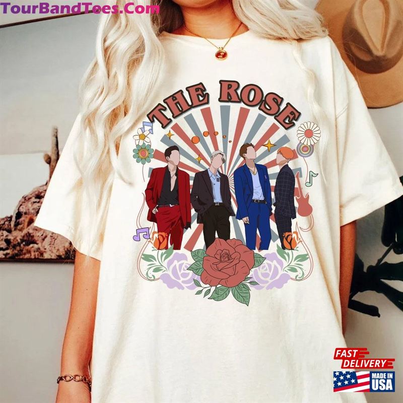 The Rose Dawn To Dusk Tour Shirt Retro Kpop Dual Rock Album Classic T-Shirt 29Uf124182 – Utopia Fashion