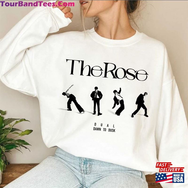 The Rose Dual Album T-Shirt Dawn To Dusk Tour Shirt Kpop Sweatshirt Hoodie 29Uf122237 – Utopia Fashion