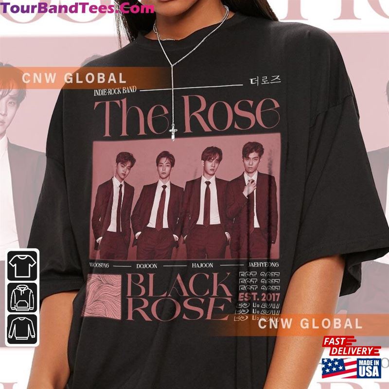 The Rose Kpop Shirt Dual Rock Album Tee V1 Woosung Dojoon Hajoon Jaehyeong Hoodie Classic 29Uf123454 – Utopia Fashion