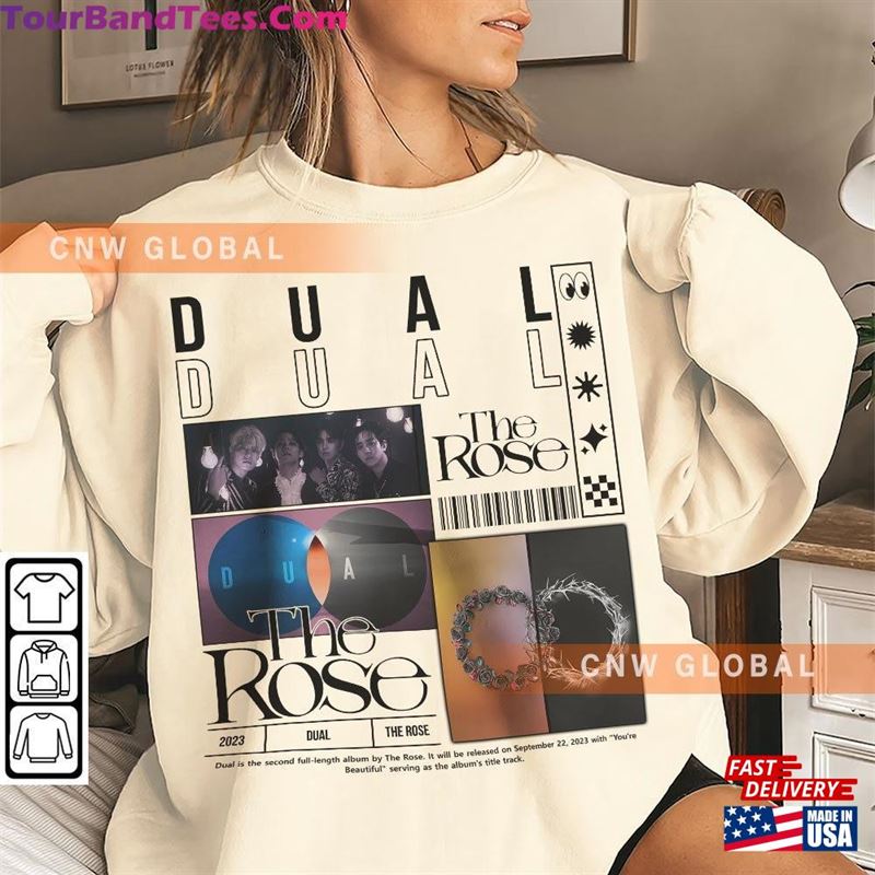 The Rose Kpop Sweatshirt Dual Rock Album Tee V0 Woosung Dojoon Hajoon Jaehyeong Hoodie Unisex Classic 29Uf122505 – Utopia Fashion