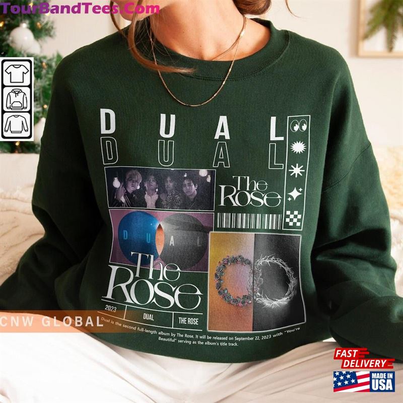 The Rose Kpop Sweatshirt Dual Rock Album Tee V0 Woosung Dojoon Hajoon Jaehyeong Hoodie Unisex Classic 29Uf122505 – Utopia Fashion