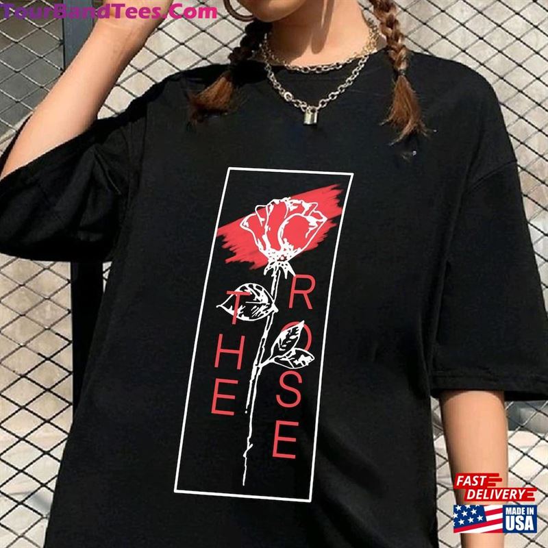 The Rose Kpop Vintage Flower Tee Shirt Dual Rock Album Unisex Hoodie 29Uf123788 – Utopia Fashion