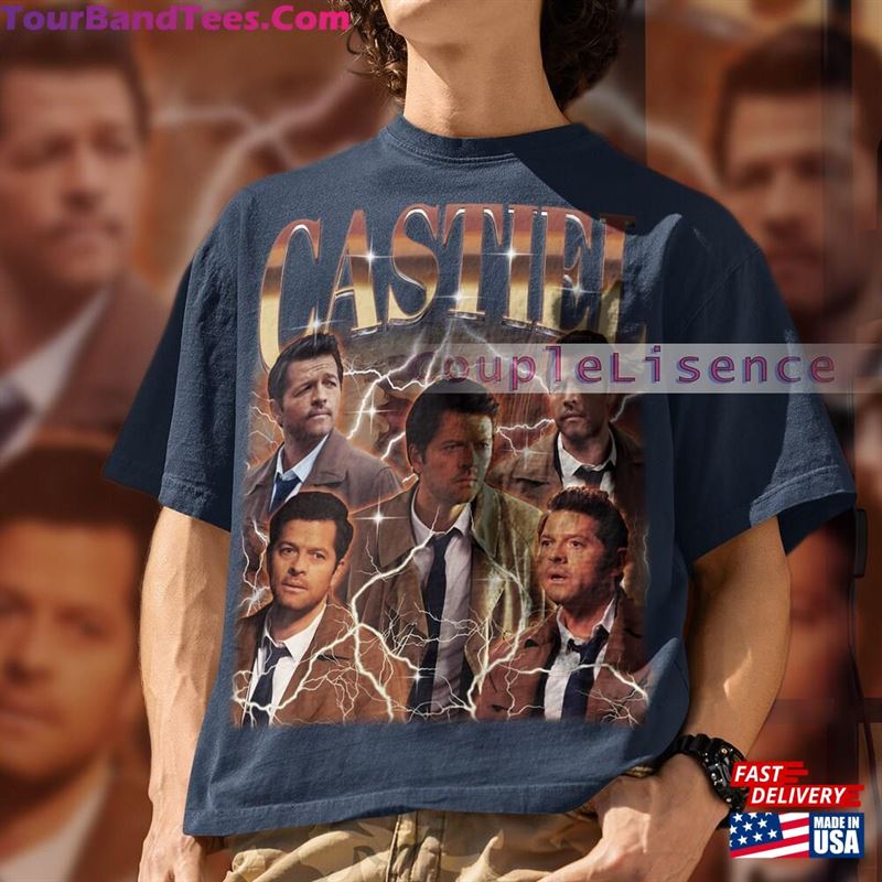 The Supernatural Retro Castiel Vintage Shirt Unisex Sweatshirt 29Uf136405 – Utopia Fashion