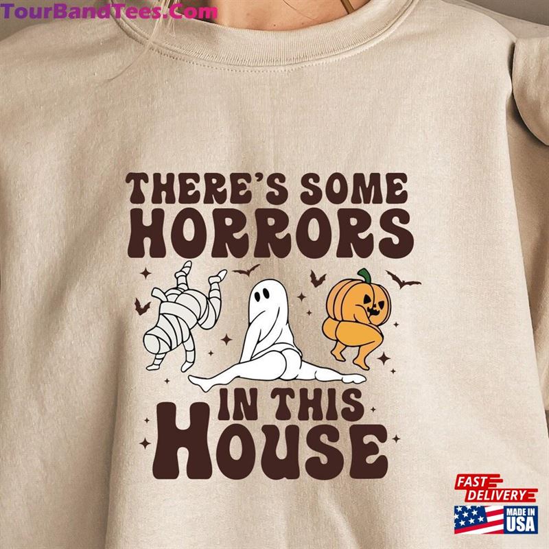 There Is Some Horrors In This House Hoodie Halloween Home Party Sweatshirt Family T-Shirt Unisex 29Uf131607 – Utopia Fashion