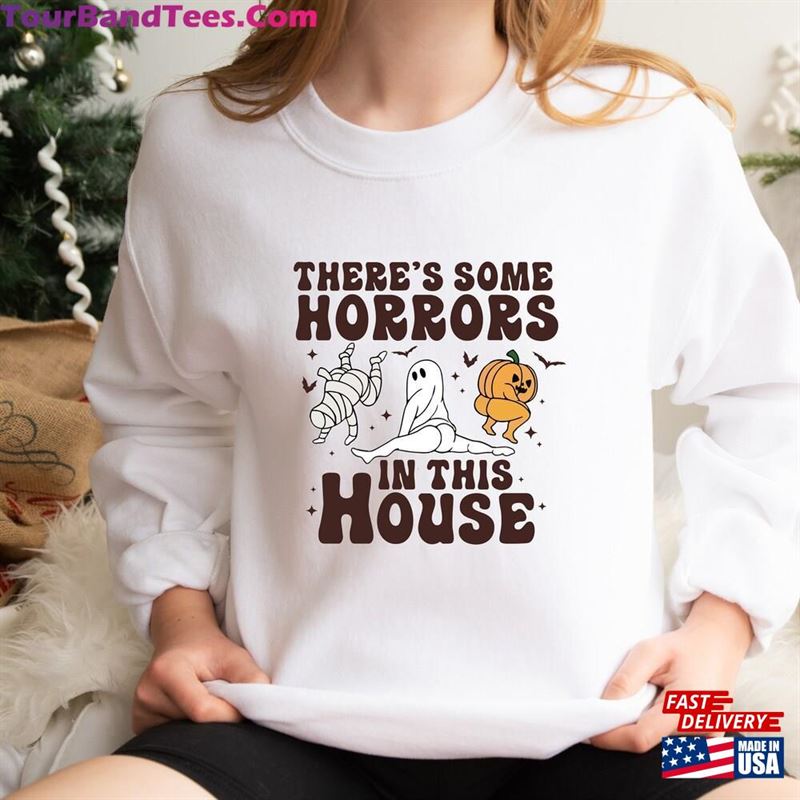 There Is Some Horrors In This House Hoodie Halloween Home Party Sweatshirt Family T-Shirt Unisex 29Uf131607 – Utopia Fashion