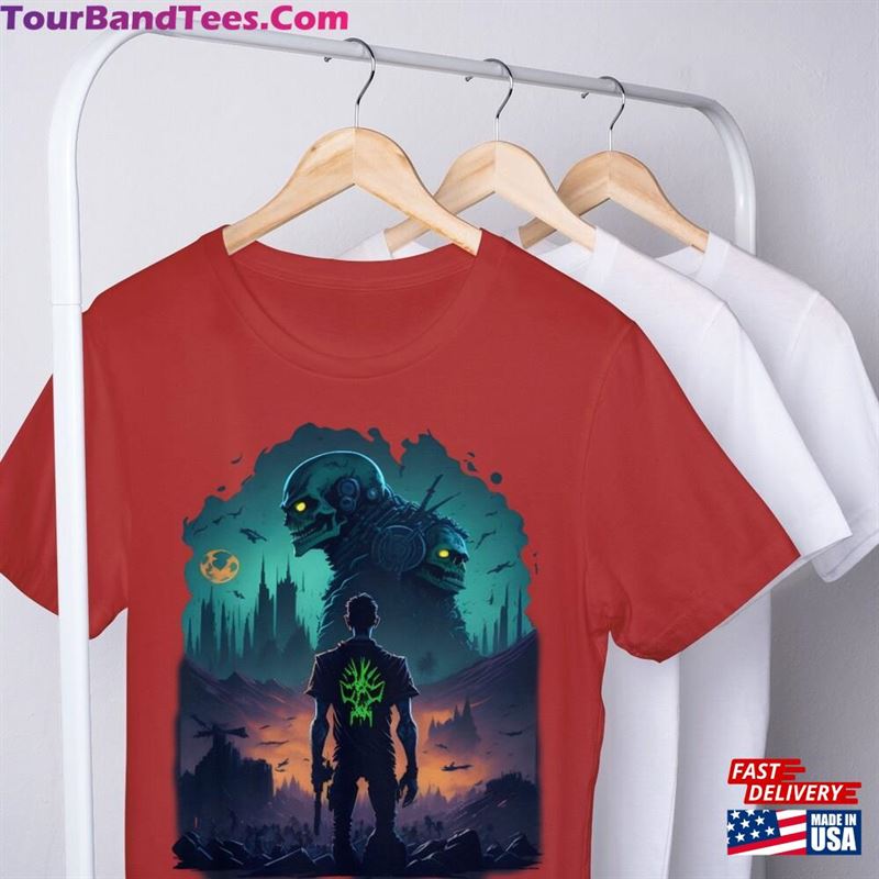 Theteefabric Sci Fi Zombie Apocalypse Shirt Futuristic Dystopian Setting With Horde Classic Unisex 29Uf141377 – Utopia Fashion