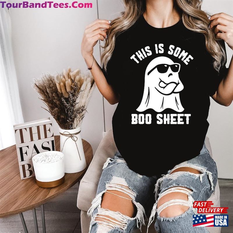 This Is Some Boo Sheet Sweatshirt Shirt Funny Halloween Ghost T-Shirt Hoodie 29Uf118463 – Utopia Fashion