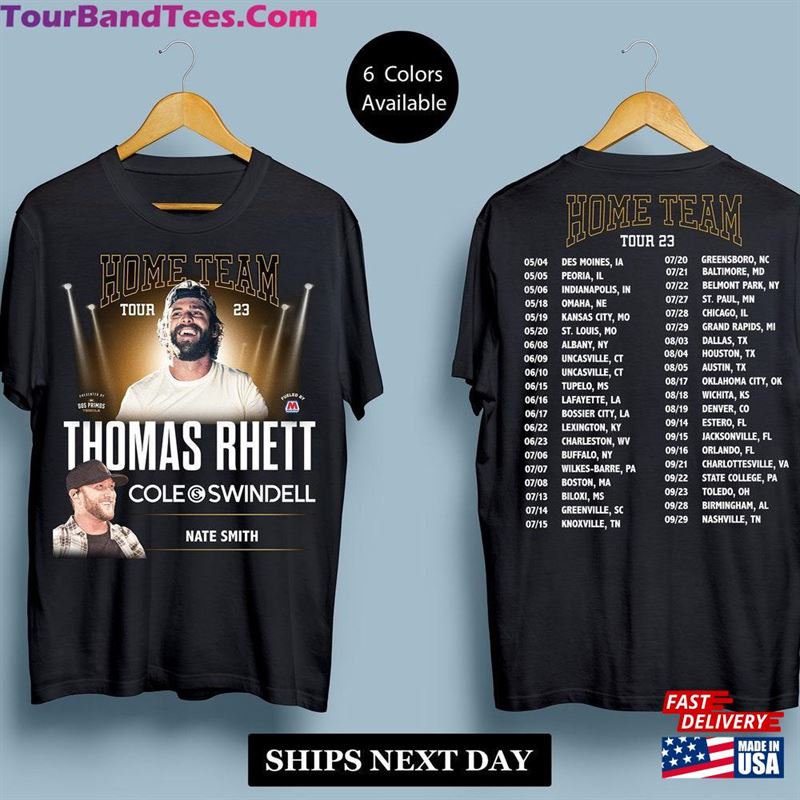 Thomas Rhett Tour Shirt Home Team Concert Hoodie Unisex 29Uf122408 – Utopia Fashion