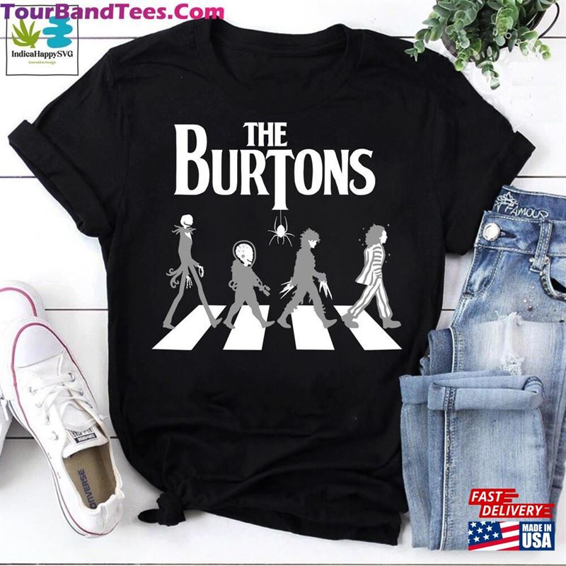 Tim Burton Beetlejuice Walking Abbey Road Vintage T-Shirt Halloween Shirt Sweatshirt 29Uf122281 – Utopia Fashion