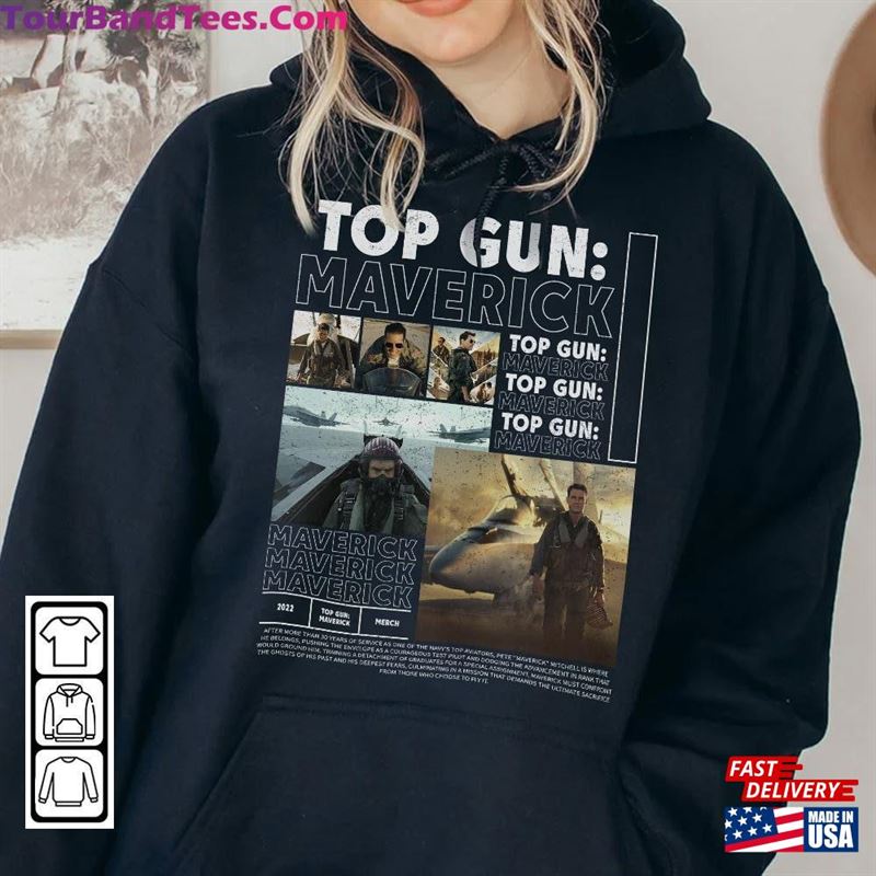 Top Gun Maverick Merch Movie Shirt 90S Retro Vintage Unisex Classic Tee Hoodie Sweatshirt 29Uf119314 – Utopia Fashion