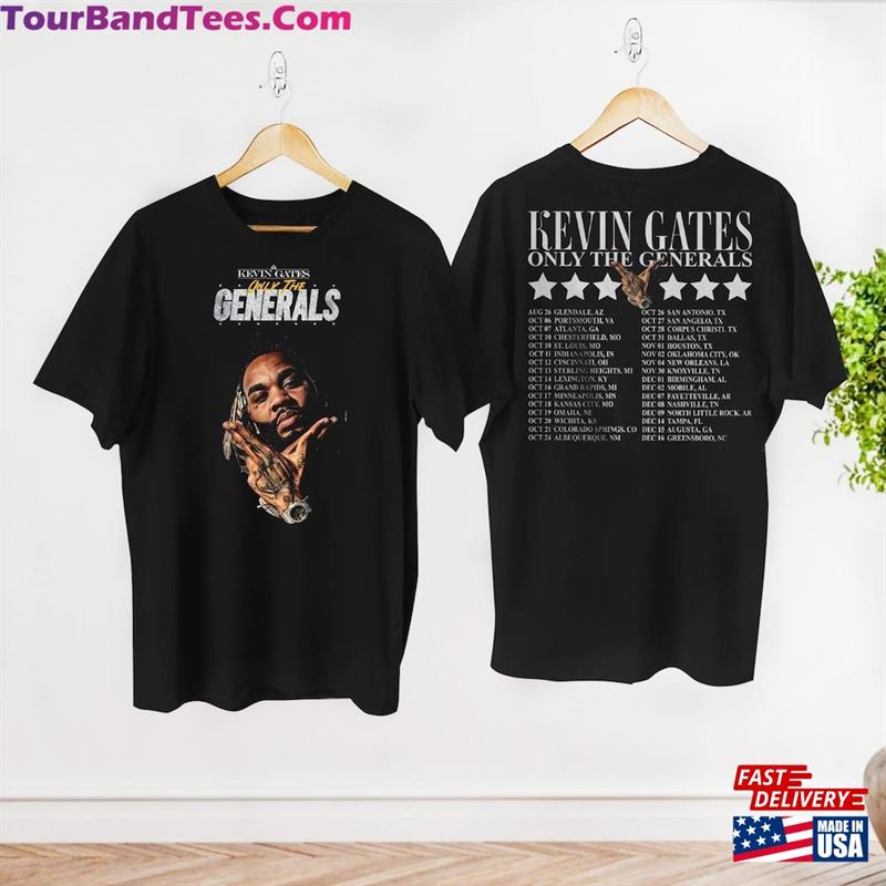 Tour Kevin Gates T-Shirt Only The Generals Rapper Shirt Unisex 29Uf124395 – Utopia Fashion