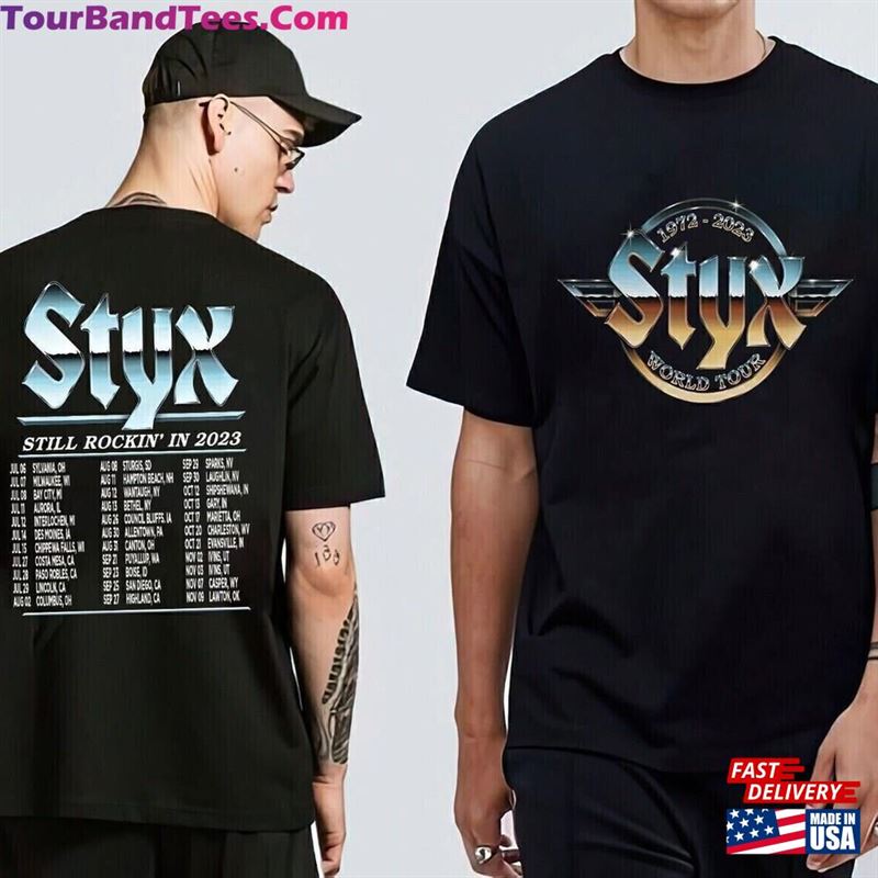 Tour Styx World Band T-Shirt With Concert Dates And Setlist Rock Shirt Perfect Gift For Fans Sweatshirt 29Uf118673 – Utopia Fashion