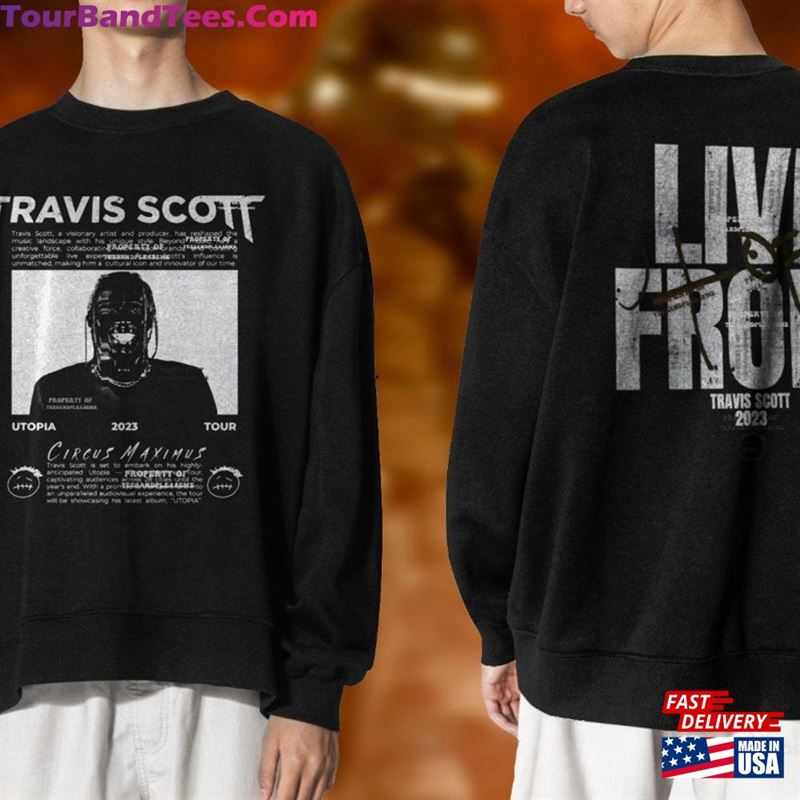 Travis Scott Shirt Utopia Live From Circus Maximus Tour Fan Inspired Merch Hoodie Sweatshirt 29Uf118894 – Utopia Fashion