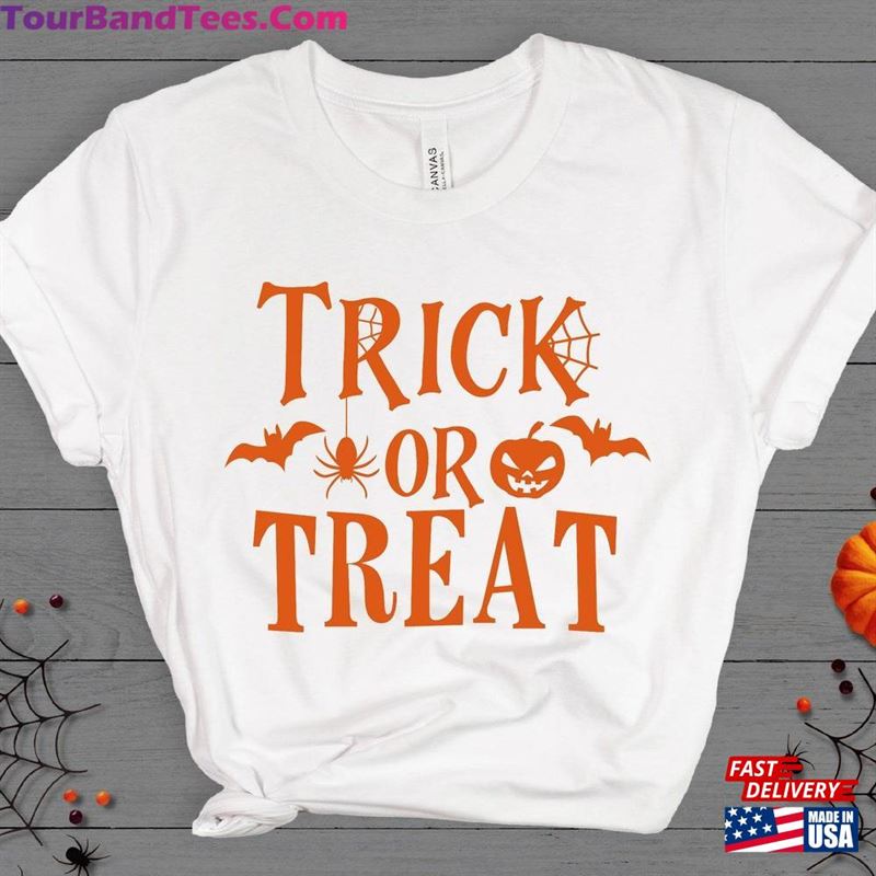 Trick Or Treat Halloween Shirt Funny Shirts Witch Classic Hoodie 29Uf118717 – Utopia Fashion