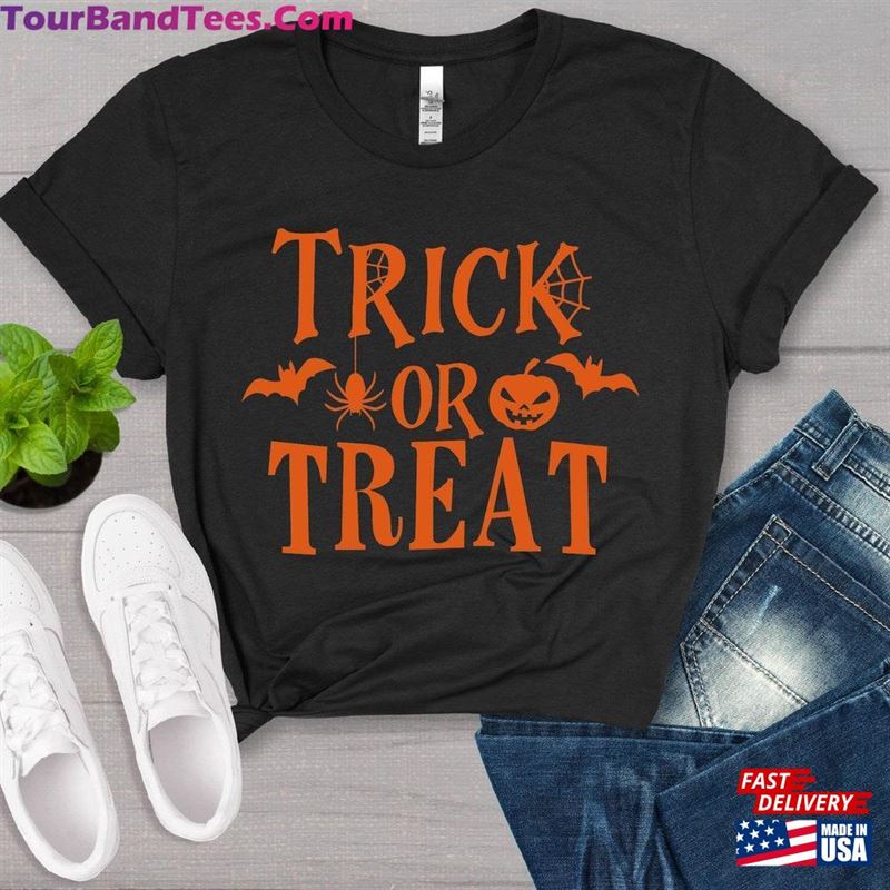 Trick Or Treat Halloween Shirt Funny Shirts Witch Classic Hoodie 29Uf118717 – Utopia Fashion