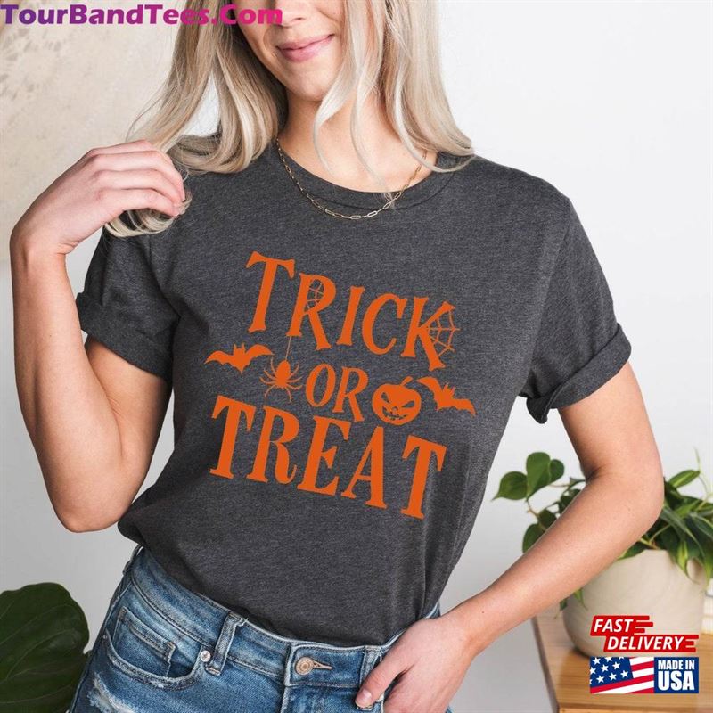 Trick Or Treat Halloween Shirt Funny Shirts Witch Classic Hoodie 29Uf118717 – Utopia Fashion