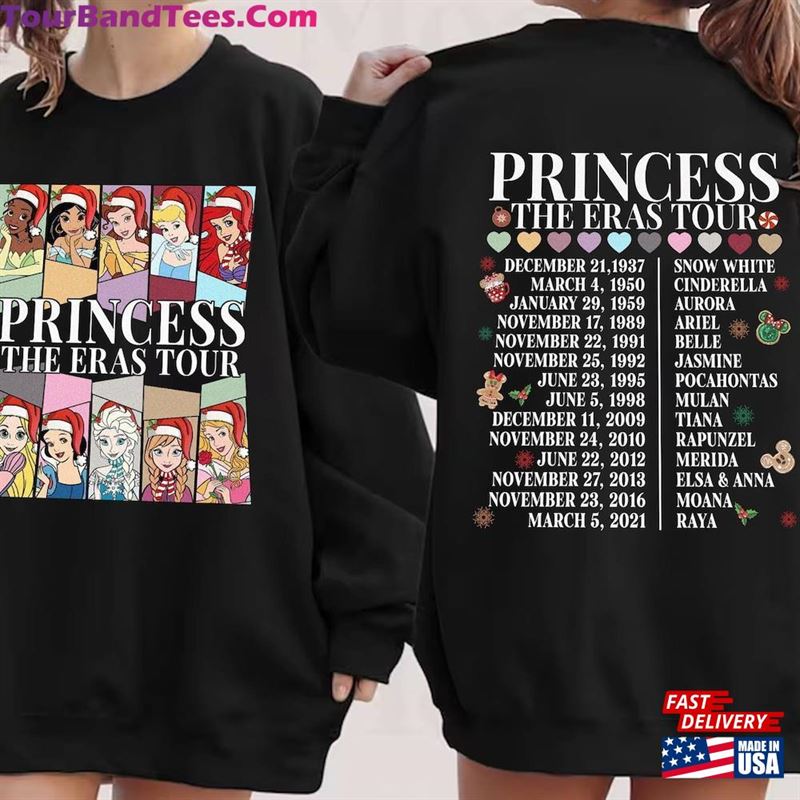 Two Sided Princess Eras Tour Shirt Christmas Vintage T-Shirt Hoodie Unisex 29Uf123692 – Utopia Fashion