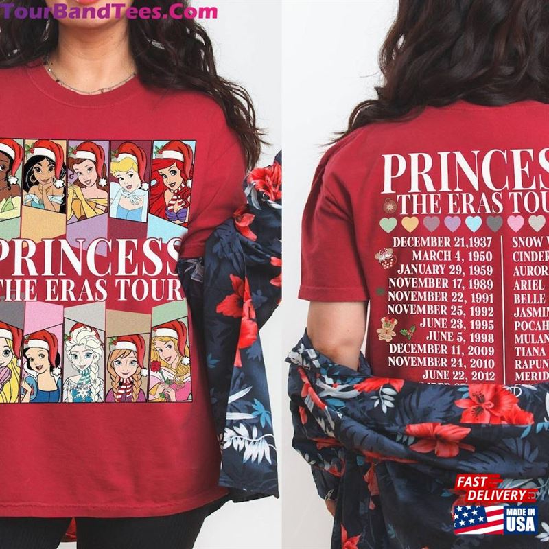 Two Sided Princess Eras Tour Shirt Christmas Vintage T-Shirt Hoodie Unisex 29Uf123692 – Utopia Fashion