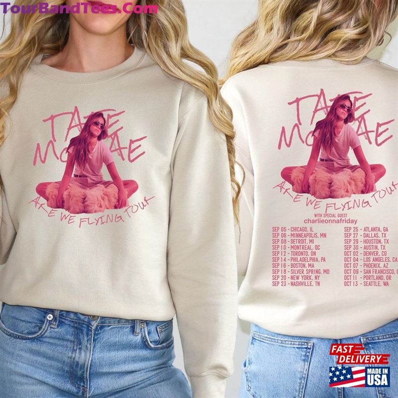 Two Sided Tate Mcrae Are We Flying Tour Sweatshirt Ptate Concert Merch Unisex T-Shirt 29Uf124495 – Utopia Fashion