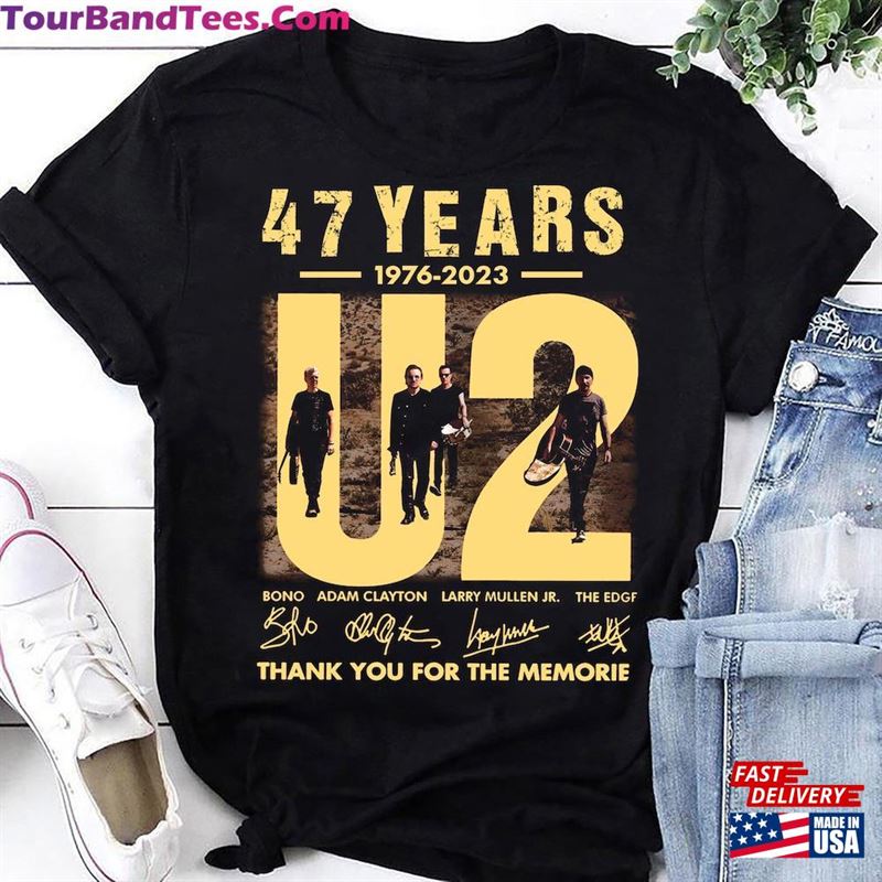 U2 Years Signatures T-Shirt Shirt Fan Gifts Sweatshirt 29Uf119030 – Utopia Fashion