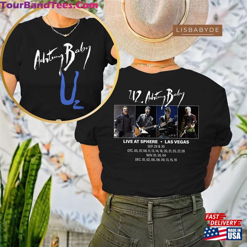 U2 Las Vegas Shirt Achtung Baby Live At Sphere Tour T-Shirt Sweatshirt Unisex 29Uf119301 – Utopia Fashion