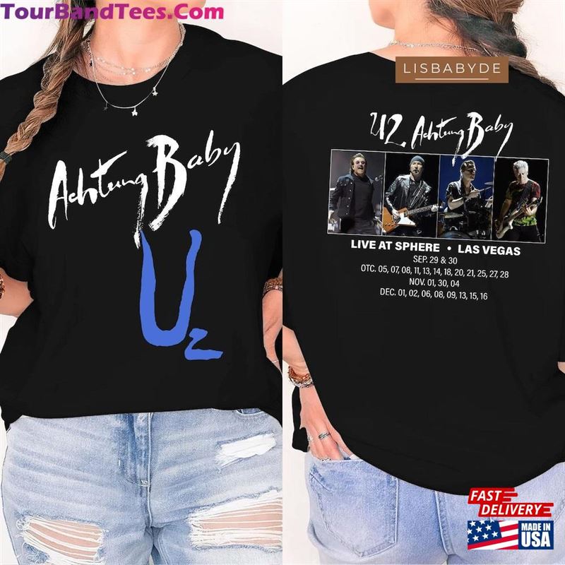 U2 Las Vegas Shirt Achtung Baby Live At Sphere Tour T-Shirt Sweatshirt Unisex 29Uf119301 – Utopia Fashion