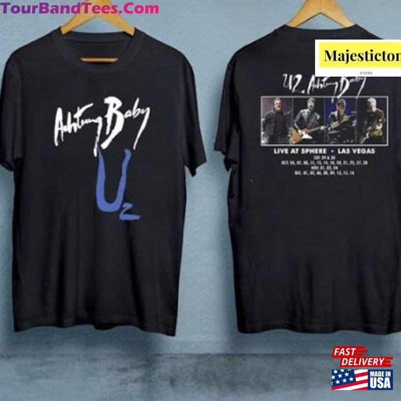 U2 Las Vegas Shirt Achtung Baby Live At Sphere Tour T-Shirt Unisex Hoodie 29Uf122739 – Utopia Fashion