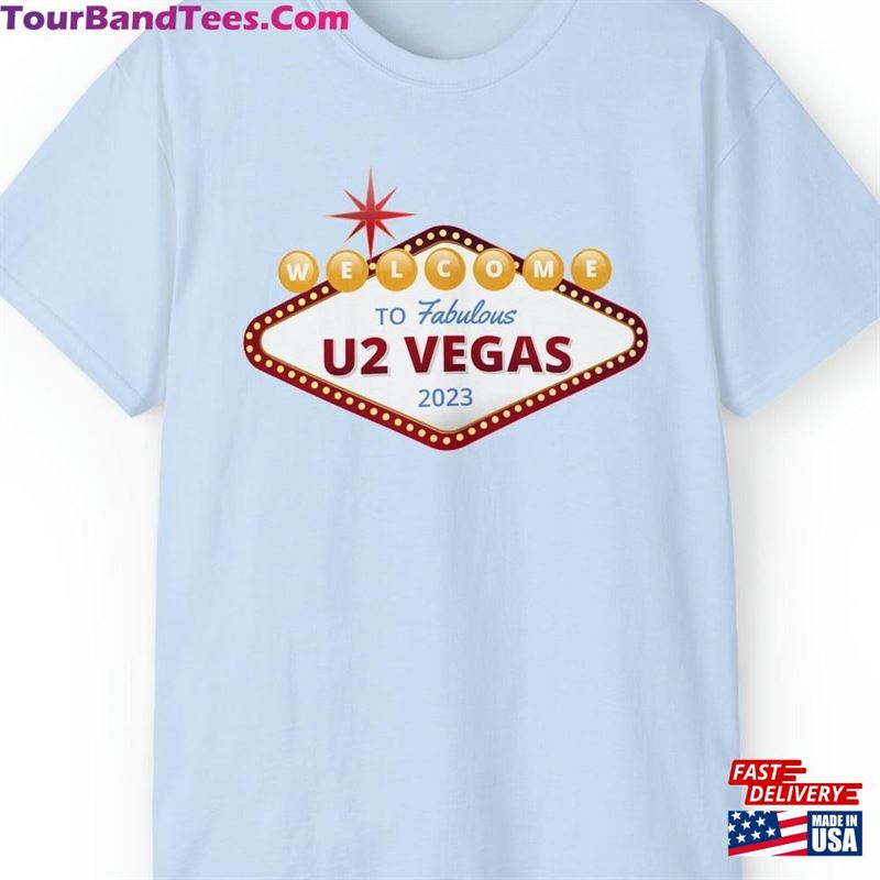 U2 Vegas Sign T Shirt Welcome To Fabulous Las Hoodie T-Shirt 29Uf123265 – Utopia Fashion