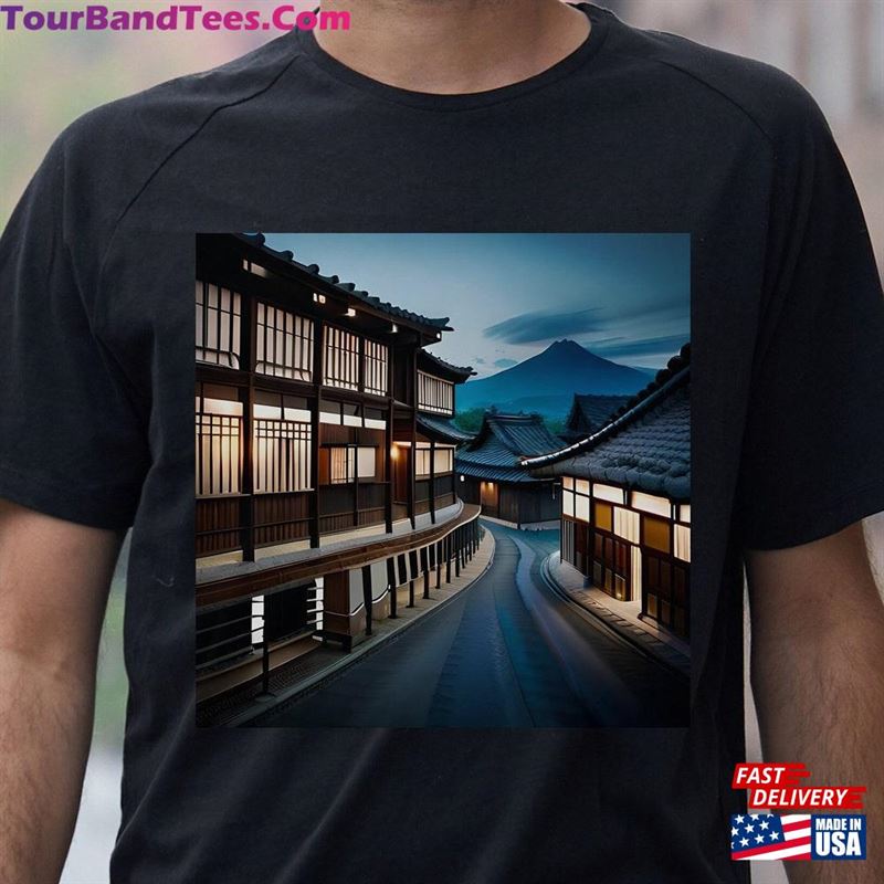 Unisex Jersey Japanese Traditional Houses And Shops Short Sleeve Tee Hoodie Classic 29Uf123583 – Utopia Fashion