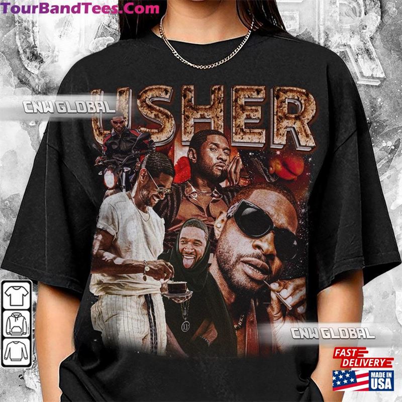 Usher 90S Music Rap Shirt Bootleg Rapper Vintage Retro Y2K Sweatshirt Hoodie 29Uf122855 – Utopia Fashion