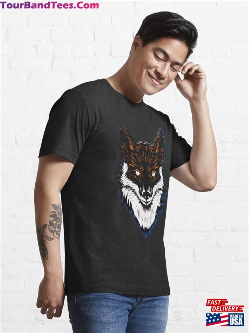 Vector Illustration Of Fox Head Classic T-Shirt Unisex Sweatshirt 29Uf118415 – Utopia Fashion