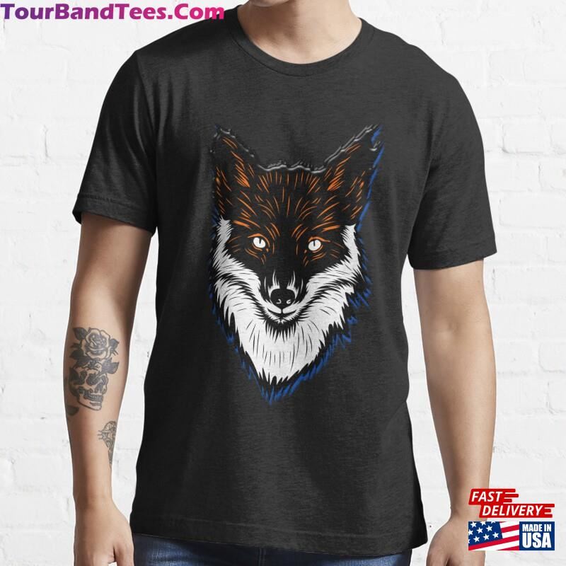 Vector Illustration Of Fox Head Classic T-Shirt Unisex Sweatshirt 29Uf118415 – Utopia Fashion