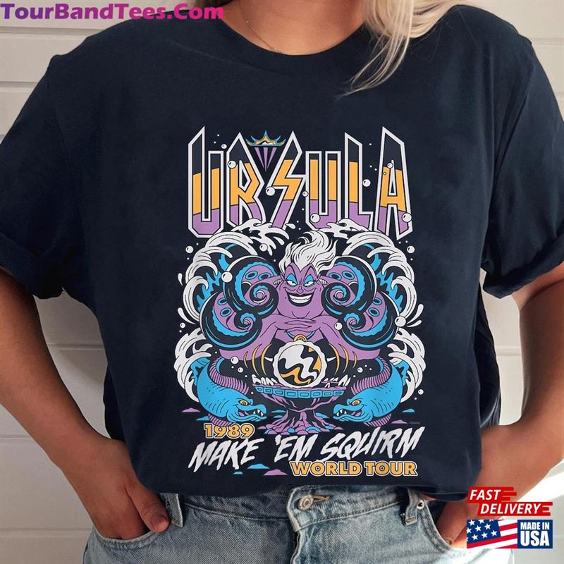 Villains Ursula World Tour Band Shirt The Little Mermaid T-Shirt Disney Tee Hoodie Classic 29Uf118381 – Utopia Fashion