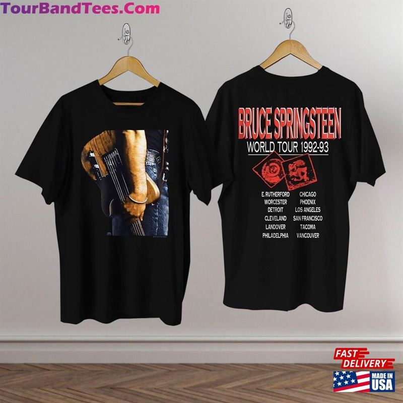 Vintage Bruce Springsteen World Tour Shirt E Street Band Unisex Classic 29Uf122600 – Utopia Fashion