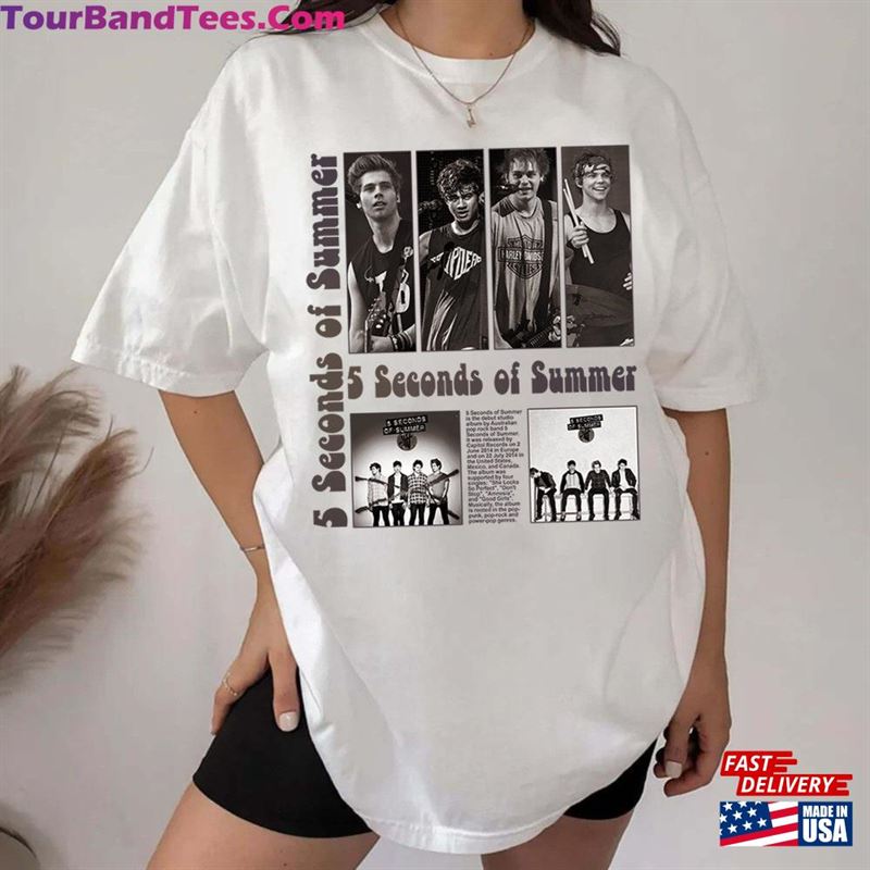 Vintage Seconds Of Summer T-Shirt The Show Tour Sweatshirt 5Sos Pop Rock Band Merch 29Uf136835 – Utopia Fashion