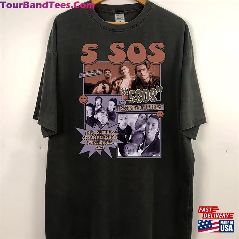 Vintage Seconds Of Summer T-Shirt The Show Tour Sweatshirt 5Sos Pop Rock Band Merch Hoodie 29Uf118510 – Utopia Fashion