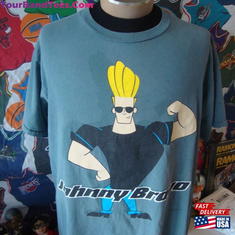 Vintage 90’S Johnny Bravo Cartoon Network Heavy Metal Tee T-Shirt Size 2Xl Sweatshirt Classic 29Uf141555 – Utopia Fashion