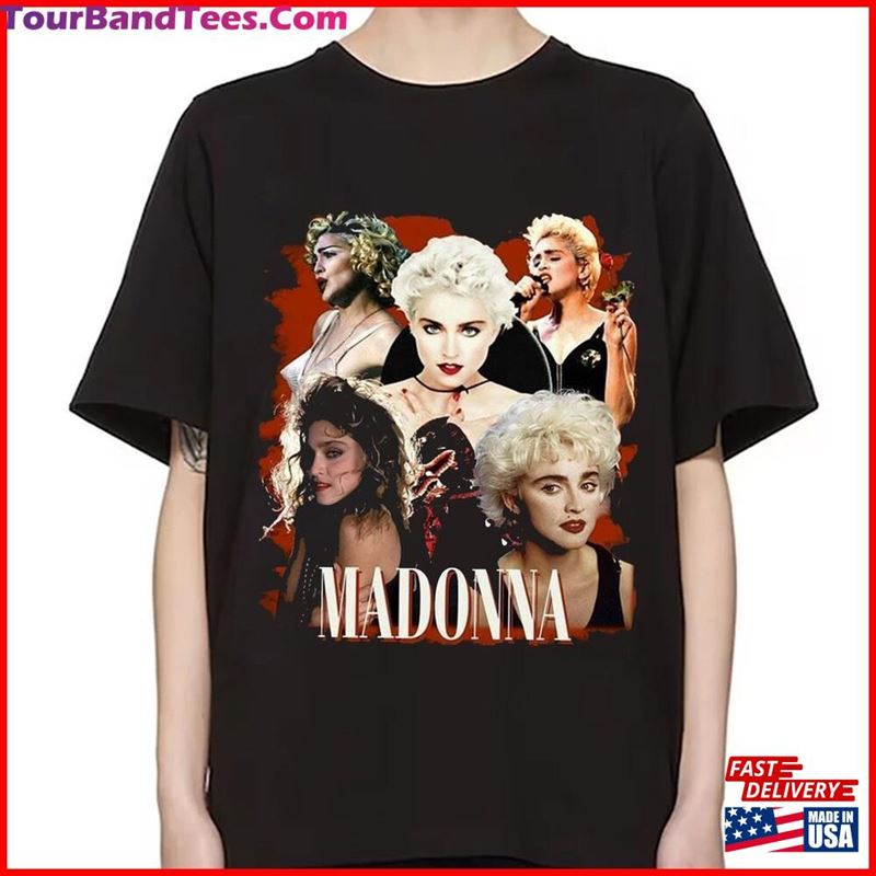 Vintage 90’S Madonna Graphic T-Shirt Bootleg Shirt Hoodie Sweatshirt 29Uf119134 – Utopia Fashion