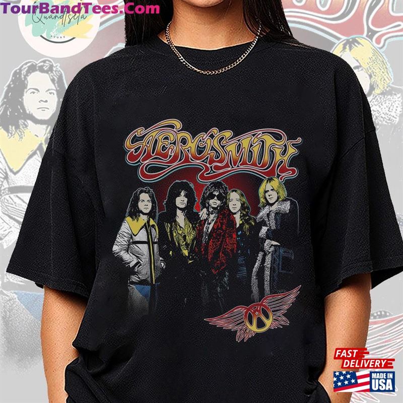 Vintage Aerosmith Band T-Shirt Peace Out Farewell Tour With The Black Crowes Shirt Hoodie Unisex 29Uf122858 – Utopia Fashion