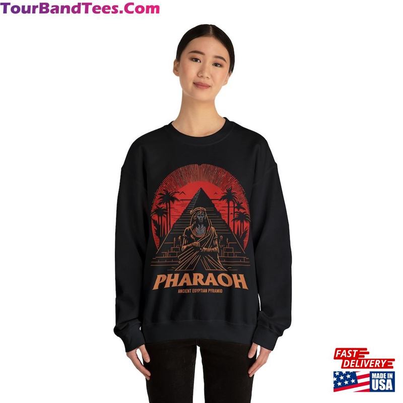 Vintage Ancient Pyramid Experience The Power Of Pharaohs With Our Retro Egypt Sweatshirt Hoodie 29Uf124363 – Utopia Fashion