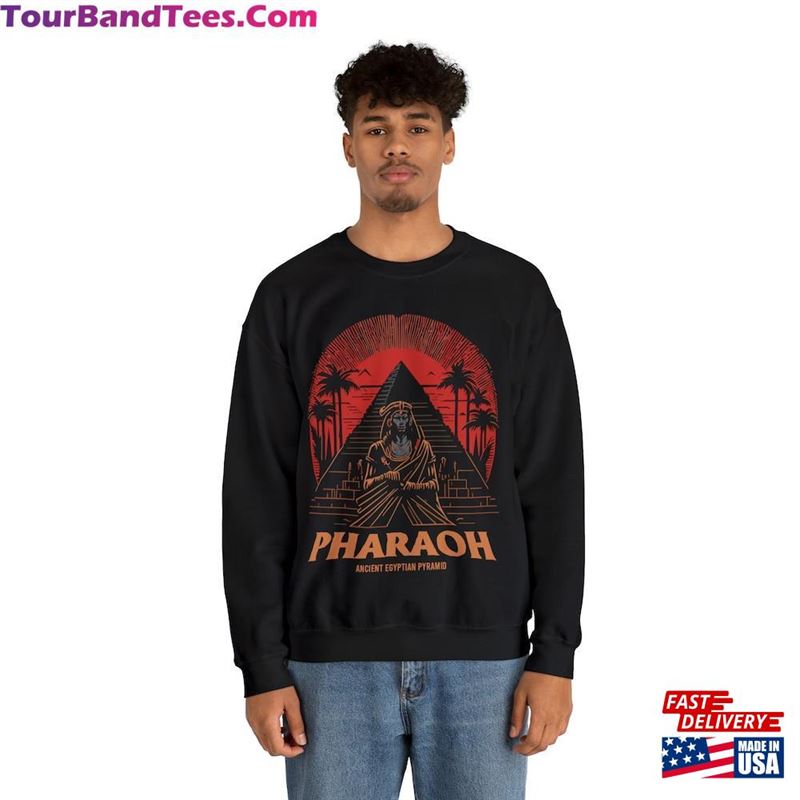 Vintage Ancient Pyramid Experience The Power Of Pharaohs With Our Retro Egypt Sweatshirt Hoodie 29Uf124363 – Utopia Fashion