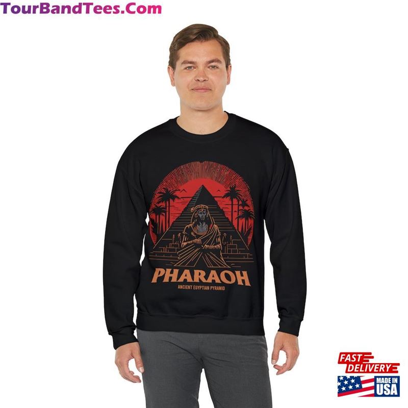 Vintage Ancient Pyramid Experience The Power Of Pharaohs With Our Retro Egypt Sweatshirt Hoodie 29Uf124363 – Utopia Fashion