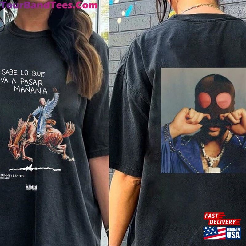 Vintage Bad Bunny 90S Shirt Nadie Sabe Tour Tshirt T-Shirt Hoodie 29Uf123851 – Utopia Fashion