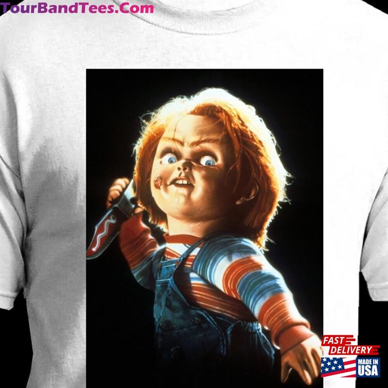 Vintage Chucky Stabbing Horror Movie Graphic T-Shirt Hoodie Sweatshirt 29Uf122334 – Utopia Fashion