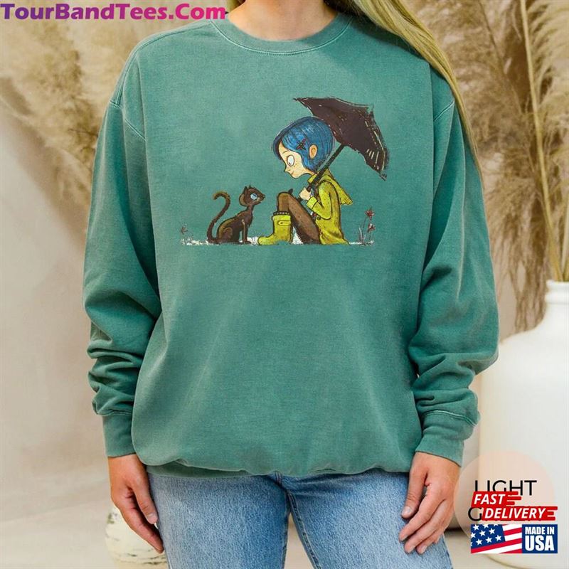 Vintage Coraline Shirt Doll Disney Halloween Party T-Shirt Hoodie 29Uf122963 – Utopia Fashion