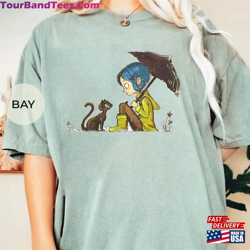 Vintage Coraline Shirt Doll Disney Halloween Party T-Shirt Hoodie 29Uf122963 – Utopia Fashion