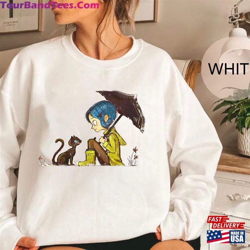 Vintage Coraline Shirt Doll Disney Halloween Party T-Shirt Hoodie 29Uf122963 – Utopia Fashion